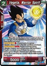 Vegeta, Warrior Spirit - Legend of the Dragon Balls - Dragon Ball Super: Masters card
