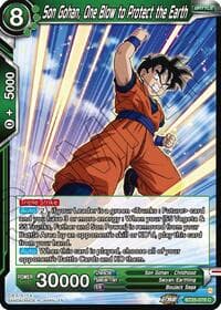 Son Gohan, One Blow to Protect the Earth - Legend of the Dragon Balls - Dragon Ball Super: Masters card