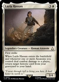 Layla Hassan - Universes Beyond: Assassin's Creed - Magic: The Gathering card