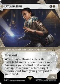 Layla Hassan (Showcase) - Universes Beyond: Assassin's Creed - Magic: The Gathering card