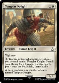 Templar Knight - Universes Beyond: Assassin's Creed - Magic: The Gathering card