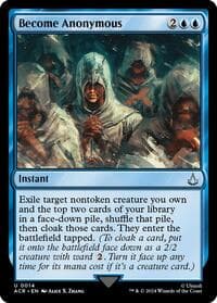Become Anonymous - Universes Beyond: Assassin's Creed - Magic: The Gathering card