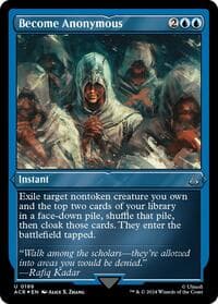 Become Anonymous (Foil Etched) - Universes Beyond: Assassin's Creed - Magic: The Gathering card