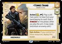 Fennec Shand - Honoring the Deal - Shadows of the Galaxy - Star Wars: Unlimited card