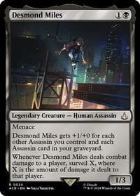 Desmond Miles - Universes Beyond: Assassin's Creed - Magic: The Gathering card
