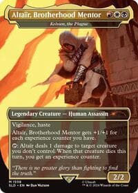 Altair, Brotherhood Mentor - Kelsien, the Plague - Secret Lair Drop Series - Magic: The Gathering card
