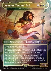 Amunet, Tyrants' End - Queen Marchesa (Rainbow Foil) - Secret Lair Drop Series - Magic: The Gathering card
