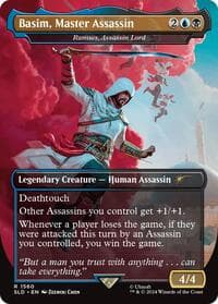 Basim, Master Assassin - Ramses, Assassin Lord - Secret Lair Drop Series - Magic: The Gathering card
