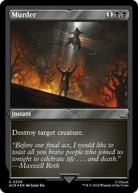 Murder (Foil Etched) - Universes Beyond: Assassin's Creed - Magic: The Gathering card