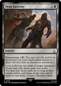 Petty Larceny - Universes Beyond: Assassin's Creed - Magic: The Gathering card