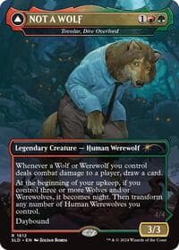 NOT A WOLF - Tovolar, Dire Overlord - Secret Lair Drop Series - Magic: The Gathering card