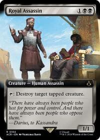 Royal Assassin (Extended Art) - Universes Beyond: Assassin's Creed - Magic: The Gathering card