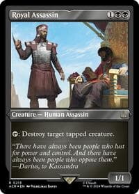 Royal Assassin (Foil Etched) - Universes Beyond: Assassin's Creed - Magic: The Gathering card