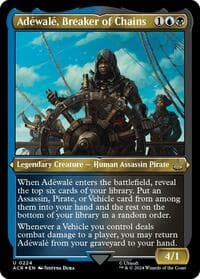 Adewale, Breaker of Chains (Foil Etched) - Universes Beyond: Assassin's Creed - Magic: The Gathering card