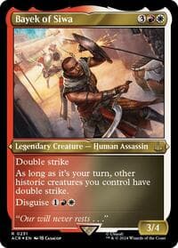 Bayek of Siwa (Foil Etched) - Universes Beyond: Assassin's Creed - Magic: The Gathering card