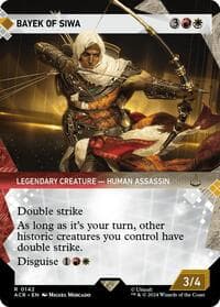 Bayek of Siwa (Showcase) - Universes Beyond: Assassin's Creed - Magic: The Gathering card
