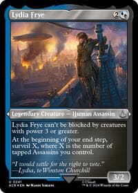 Lydia Frye (Foil Etched) - Universes Beyond: Assassin's Creed - Magic: The Gathering card