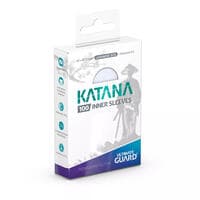 Katana Japanese Size Precision-Fit Inner Sleeves - Clear (100-Pack) - Ultimate Guard Card Sleeves - Card Sleeves card