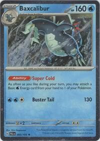 Baxcalibur - 060/193 (Cosmos Holo) - Blister Exclusives - Pokemon card