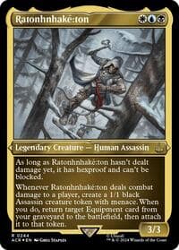 Ratonhnhake:ton (Foil Etched) - Universes Beyond: Assassin's Creed - Magic: The Gathering card