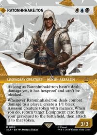 Ratonhnhake:ton (Showcase) - Universes Beyond: Assassin's Creed - Magic: The Gathering card