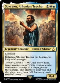 Sokrates, Athenian Teacher - Universes Beyond: Assassin's Creed - Magic: The Gathering card