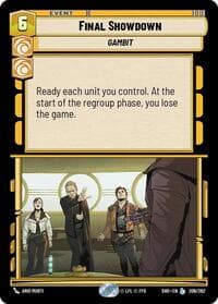 Final Showdown - Shadows of the Galaxy - Star Wars: Unlimited card
