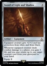 Sword of Light and Shadow - Universes Beyond: Assassin's Creed - Magic: The Gathering card