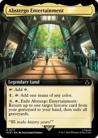 Abstergo Entertainment (Extended Art) - Universes Beyond: Assassin's Creed - Magic: The Gathering card