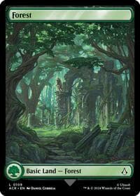 Forest (0109) - Universes Beyond: Assassin's Creed - Magic: The Gathering card