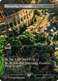 Nurturing Peatland (Borderless) - Universes Beyond: Assassin's Creed - Magic: The Gathering card