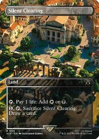 Silent Clearing (Borderless) - Universes Beyond: Assassin's Creed - Magic: The Gathering card