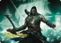 Adewale, Breaker of Chains Art Card (Gold-Stamped Signature) - Art Series: Universes Beyond: Assassin's Creed - Magic: The Gathering card