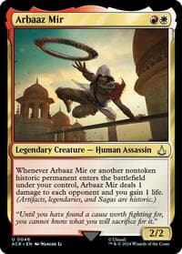 Arbaaz Mir - Universes Beyond: Assassin's Creed - Magic: The Gathering card