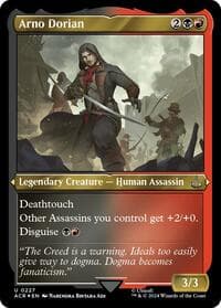 Arno Dorian (Foil Etched) - Universes Beyond: Assassin's Creed - Magic: The Gathering card