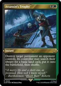 Assassin's Trophy (Foil Etched) - Universes Beyond: Assassin's Creed - Magic: The Gathering card