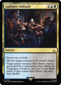 Auditore Ambush - Universes Beyond: Assassin's Creed - Magic: The Gathering card