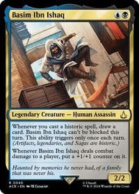 Basim Ibn Ishaq - Universes Beyond: Assassin's Creed - Magic: The Gathering card