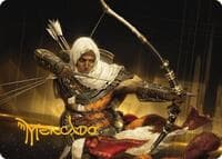 Bayek of Siwa Art Card (Gold-Stamped Signature) - Art Series: Universes Beyond: Assassin's Creed - Magic: The Gathering card