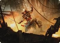 Edward Kenway Art Card - Art Series: Universes Beyond: Assassin's Creed - Magic: The Gathering card