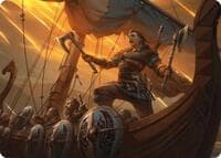 Eivor, Battle-Ready Art Card - Art Series: Universes Beyond: Assassin's Creed - Magic: The Gathering card