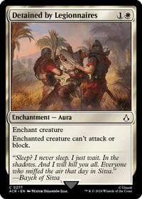 Detained by Legionnaires - Universes Beyond: Assassin's Creed - Magic: The Gathering card