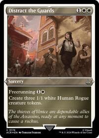 Distract the Guards (Foil Etched) - Universes Beyond: Assassin's Creed - Magic: The Gathering card