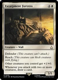 Escarpment Fortress - Universes Beyond: Assassin's Creed - Magic: The Gathering card