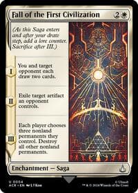 Fall of the First Civilization - Universes Beyond: Assassin's Creed - Magic: The Gathering card