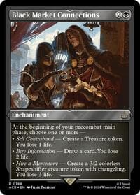 Black Market Connections (Foil Etched) - Universes Beyond: Assassin's Creed - Magic: The Gathering card