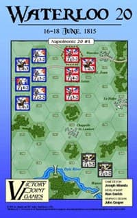 Waterloo 20 - Victory Point Games - Boardgames card