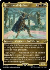 Havi, the All-Father (Foil Etched) - Universes Beyond: Assassin's Creed - Magic: The Gathering card