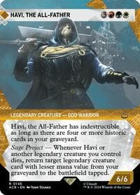 Havi, the All-Father (Showcase) - Universes Beyond: Assassin's Creed - Magic: The Gathering card