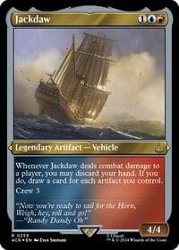 Jackdaw (Foil Etched) - Universes Beyond: Assassin's Creed - Magic: The Gathering card